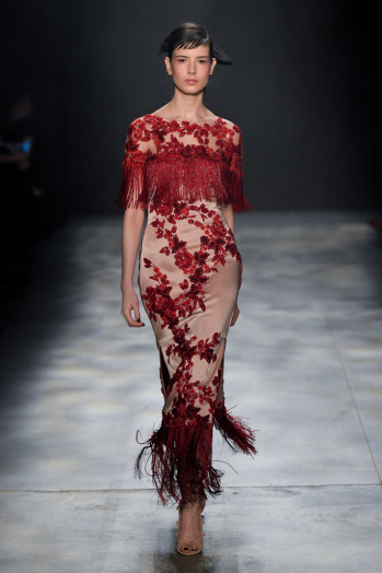 مجموعة لفساتين سهرة من marchesa لموسم 2017