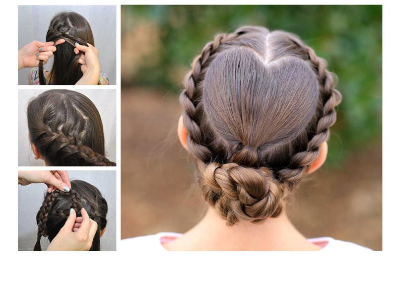 تسريحة شعر الضفيرة لإطلالة جذابة في العيد