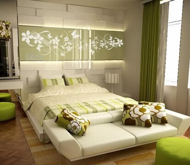 احدث-ديكورات-غرف-نوم-انيقة-ومميزة-باللون-الاخضر- (3)