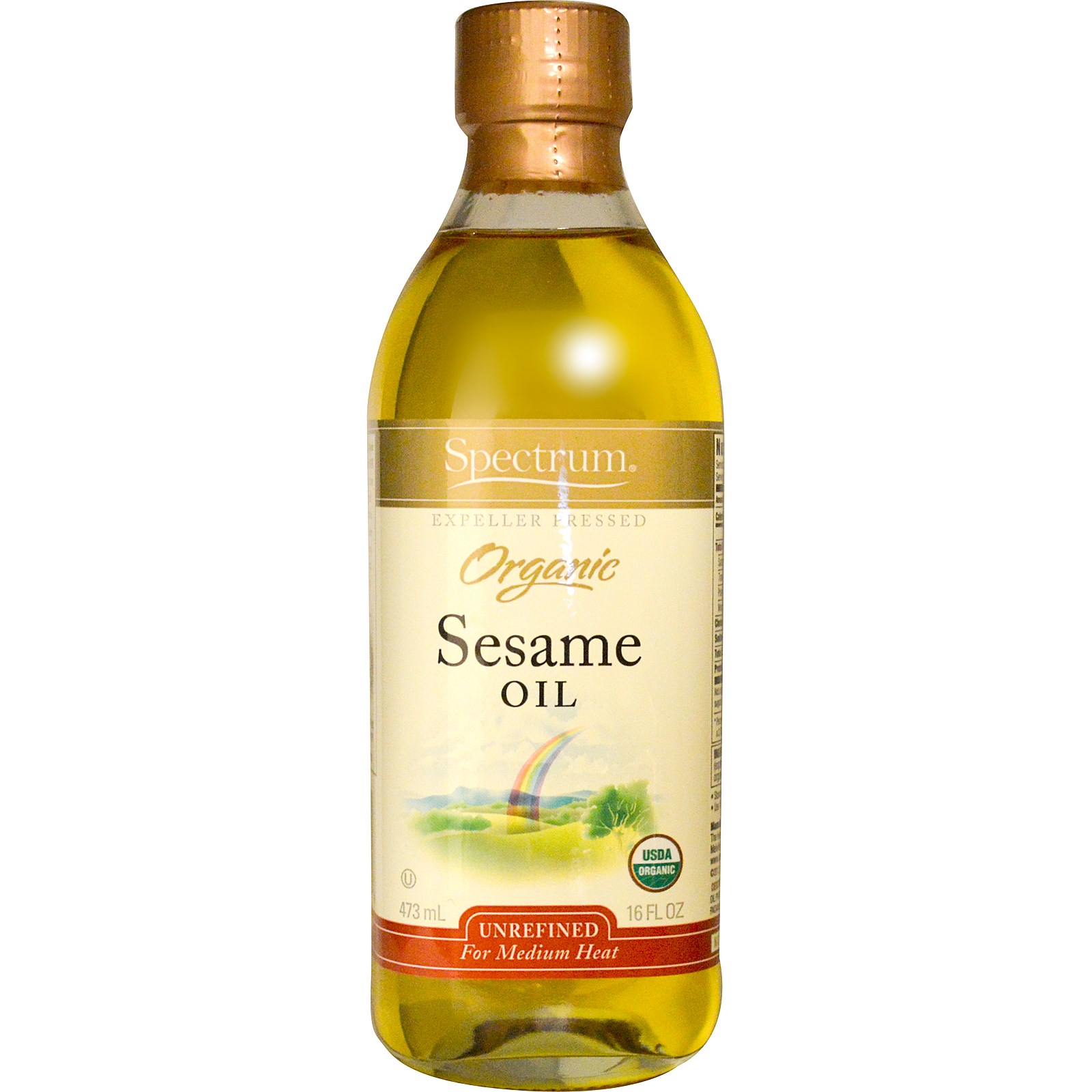 زجاجة من زيت السمسم