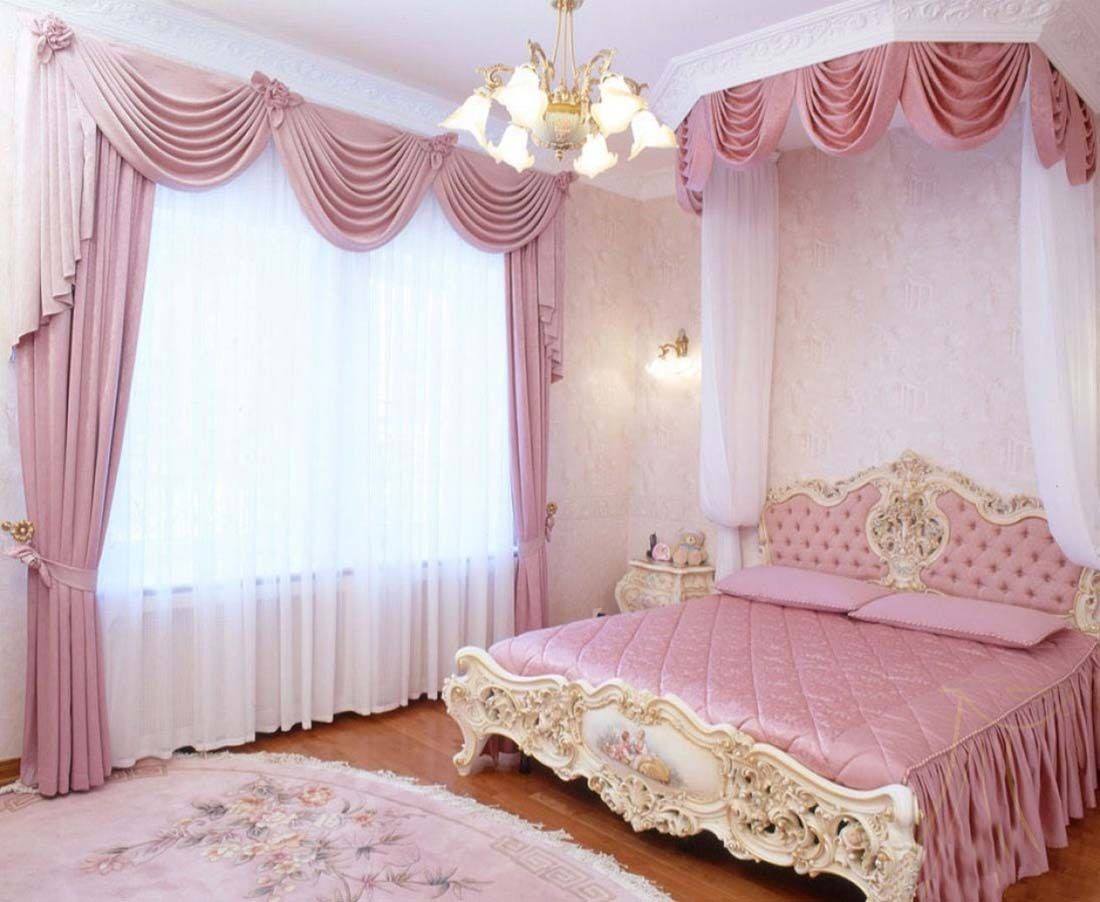 ديكورات غرف نوم باللون الوردي لعروس ٢٠١٧