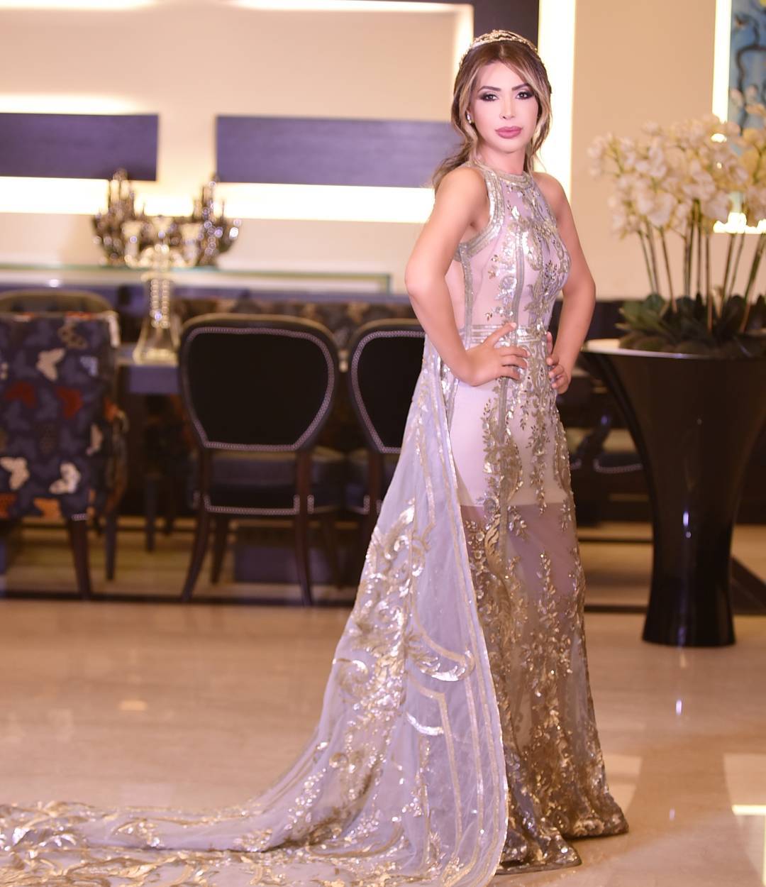 فستان نوال الزغبي