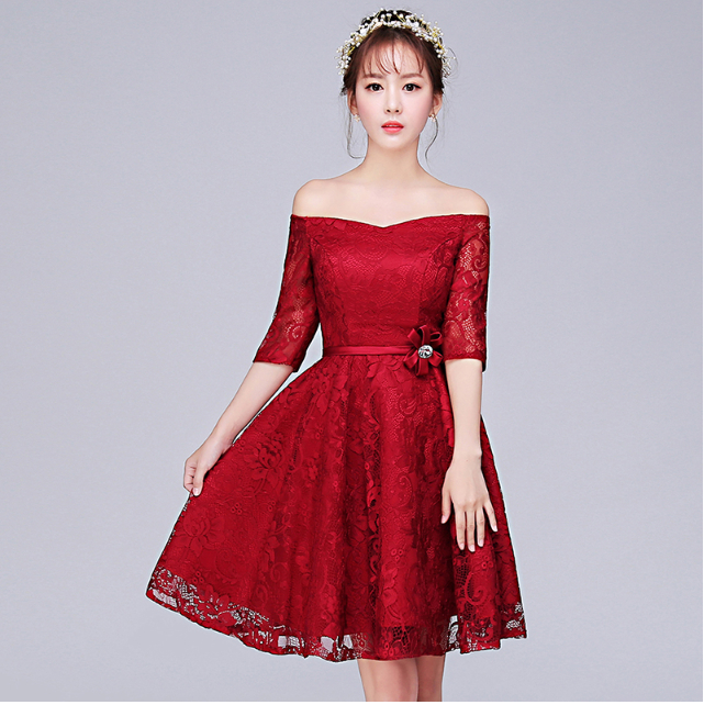 فستان-خطوبة-احمر