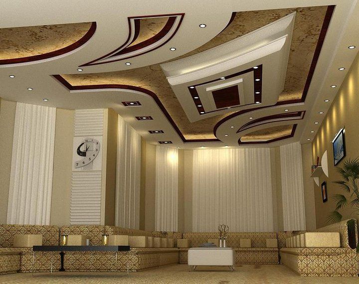 احدث ديكورات اسقف جبس 2017 فخمة مشاهير