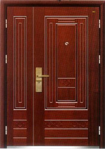 احدث تصاميم ابواب خشب خارجية لعام 2018- (10)