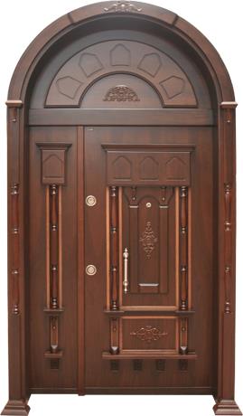 احدث تصاميم ابواب خشب خارجية لعام 2018- (16)