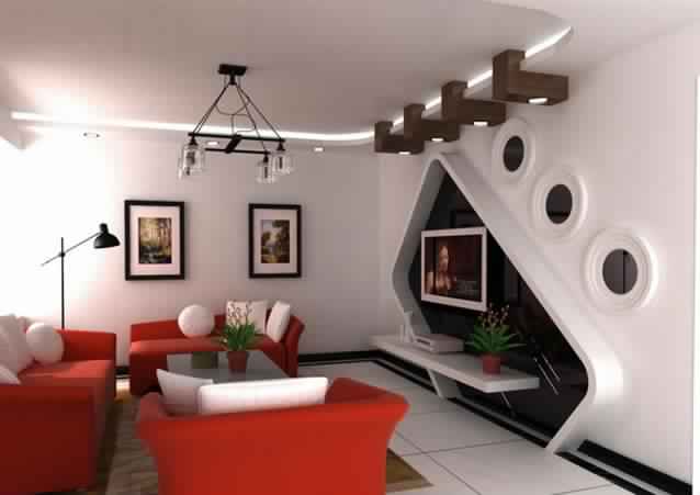 ديكورات-مكتبات-جبس-بورد-للتلفزيون- البلازما-2017- (16)