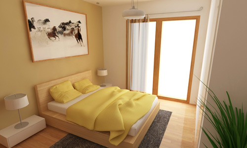 تصاميم غرف نوم مبتكرة للمساحات الضيقة مشاهير