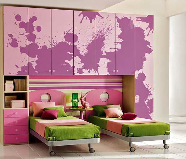 غرف-نوم-اطفال-باللون-الوردي- (19)
