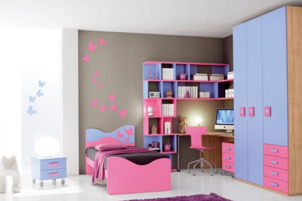 غرف-نوم-اطفال-باللون-الوردي- (6)