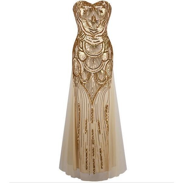 فستان-كب-ذهبي