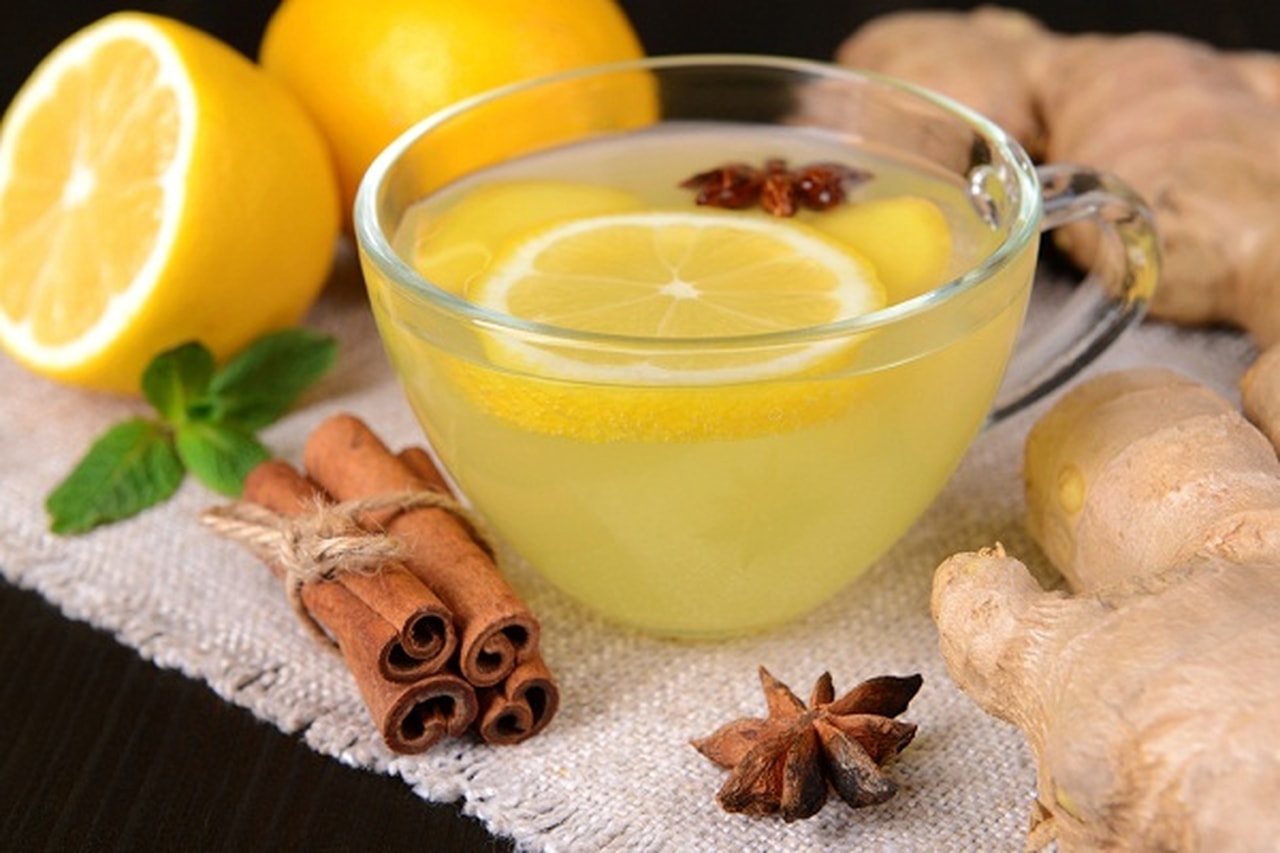 مشروب الزنجبيل مع القرفة