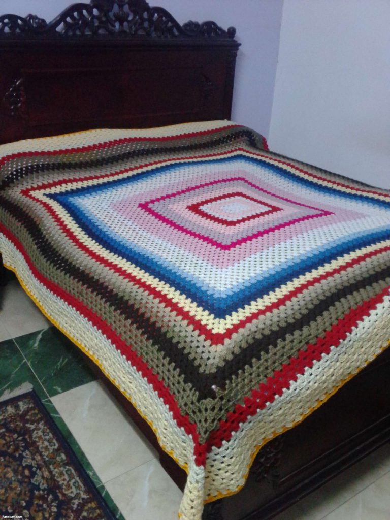 مفارش-السرير-الكروشيه-للعرايس- (17)