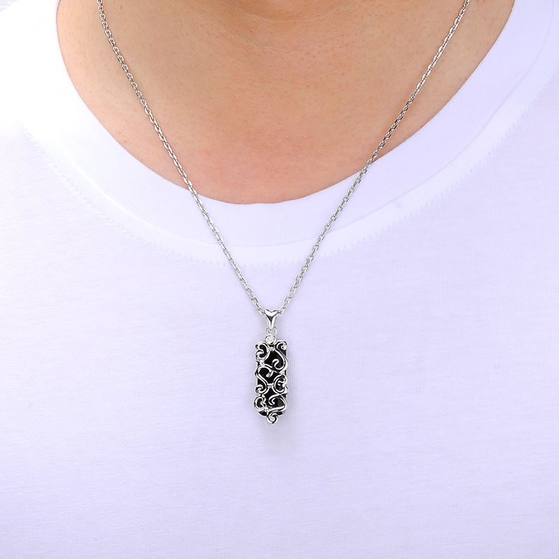 قلادة-من-حجر-العقيق