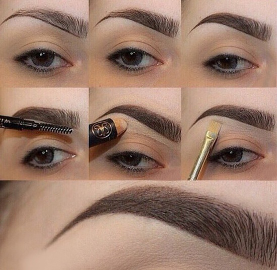 رسم الحاجبين