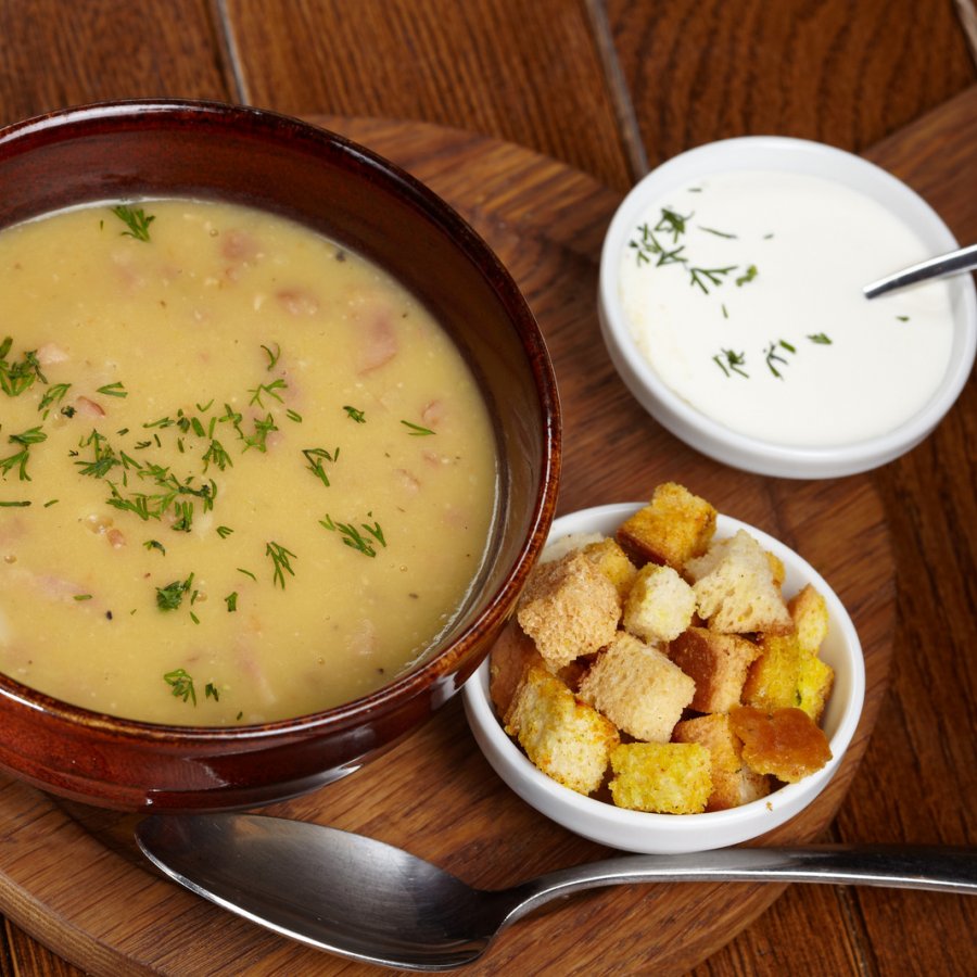 شوربة العدس بالكريمة