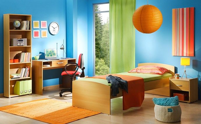 غرف-اطفال-باللون-الاخضر-والازرق
