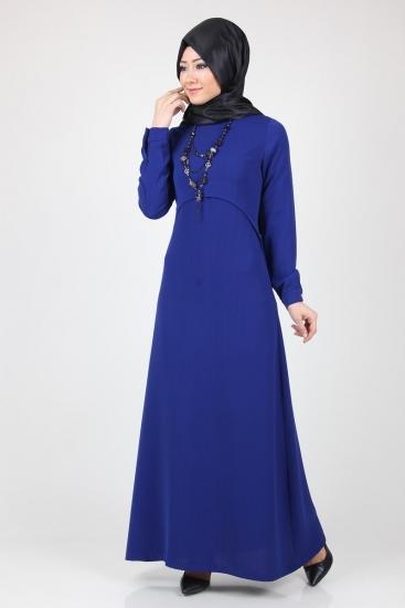 فسان-ازرق-مع-حجاب-اسود