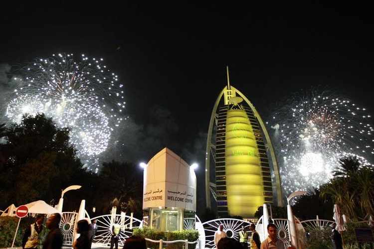 احتفالات رأس السنة من دبي
