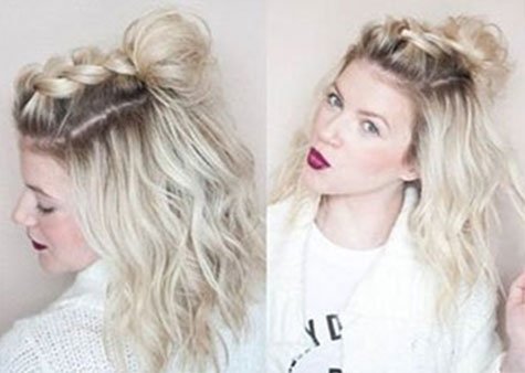 تسريحة-النصف-رفعة