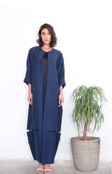 عباية-زرقاء-داكنة-من-Raa-By-Raa