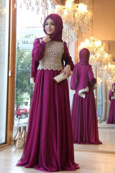 فستان-خطوبة-للمحجبات