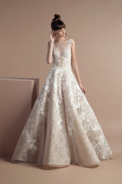 فستان-زفاف-بيج