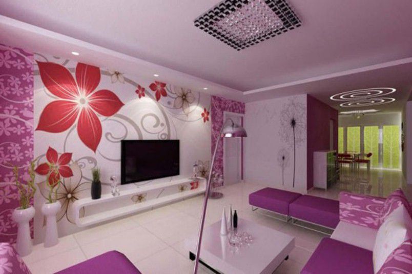 ورق-حائط-باللون-البنفسجي