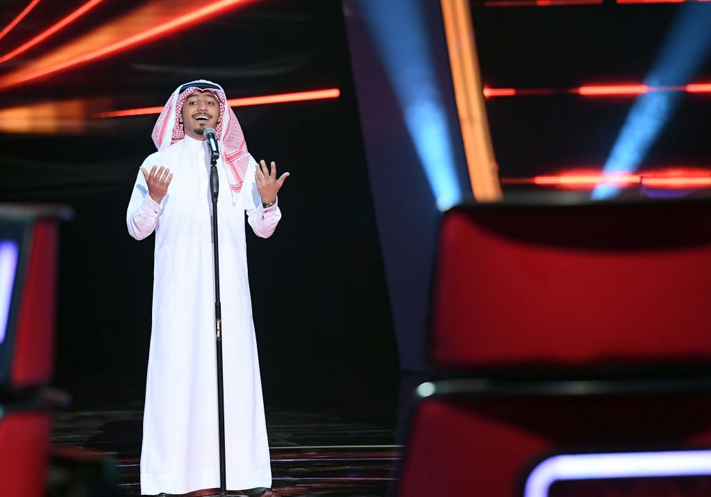 MBC1 & MBC MASR The Voice S4 - Blind 1 - Ahlam's team- AbdulRahman ElMoufarrej