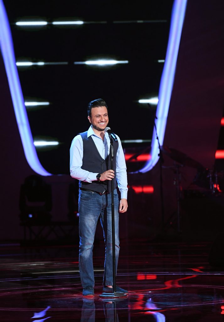 MBC1 & MBC MASR The Voice S4 - Blind 2 - Ahlam's team- Ali Rachid (1)