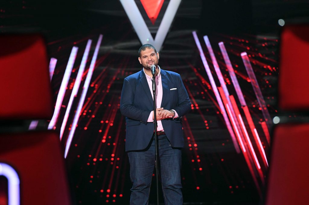 MBC1 & MBC MASR The Voice S4 - Blind 2 - Elissa's team- Khaled Helmy (1)