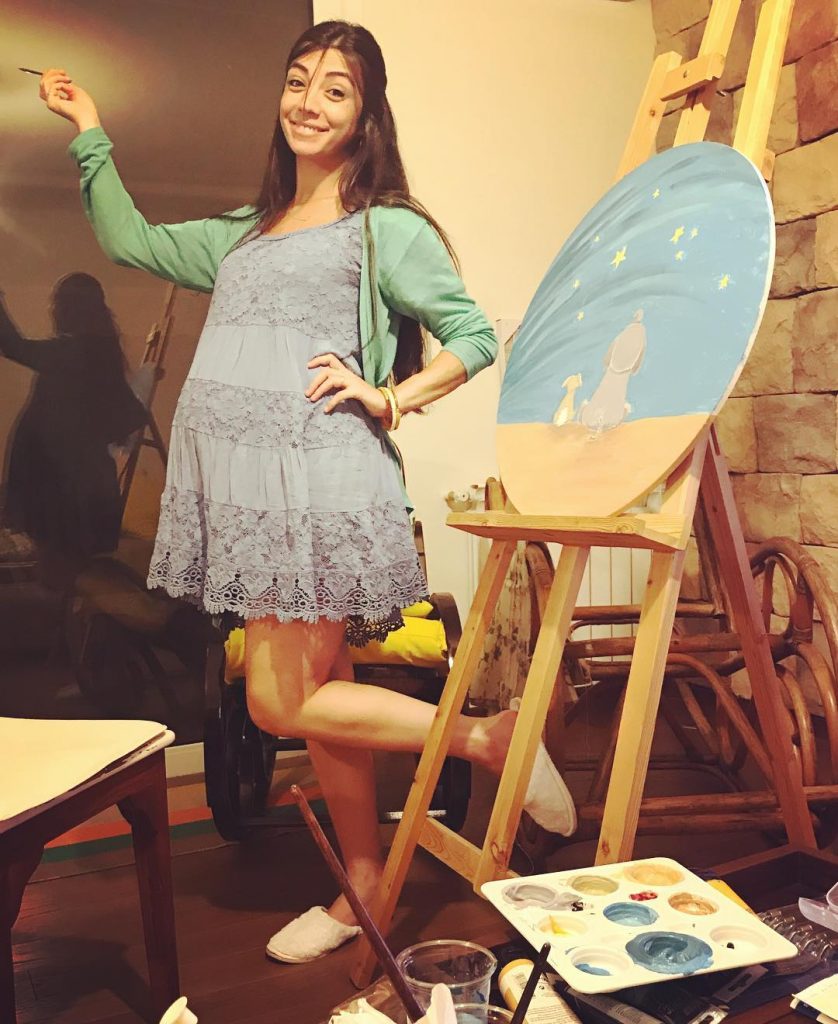 سرينا-اثناء-الحمل