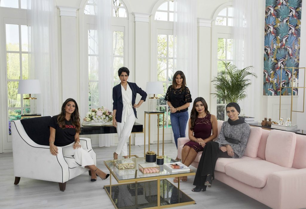 MBC1 HAMSA - Presenters Haya Sawan, Dr Nora Al Anbar, Chef Mirete Aly, Shahed Ballan and Hiba Mojaddidi (1)
