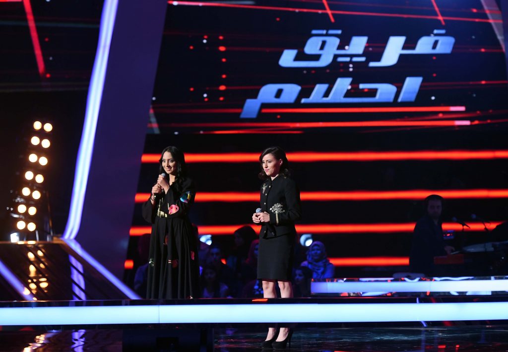 MBC1 & MBC MASR The Voice S4- Battle 2- Ahlam's team- Soha Al Masry vs Nihad Zarif (1)