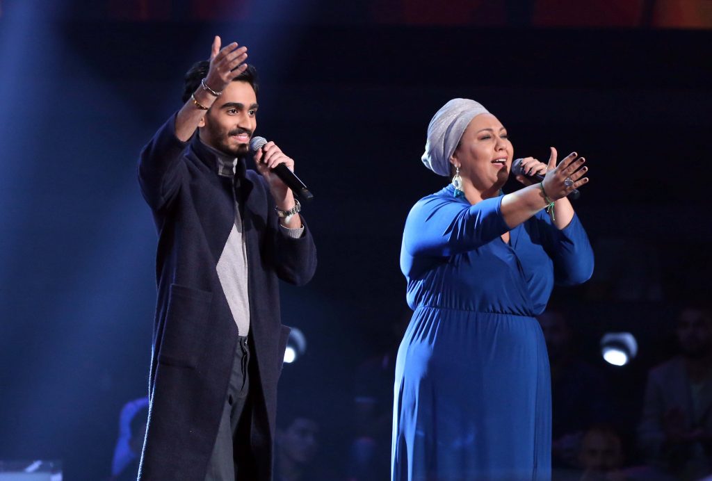 MBC1 & MBC MASR The Voice S4- Battle 2- Elissa's team- Samira Brahmia vs Hassan El Attar (1)