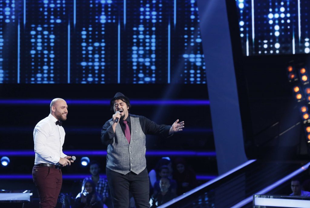 MBC1 & MBC MASR The Voice S4- Battles 1- Assi's team- Youssef Sultan vs Abboud Agop (1)