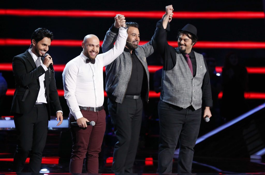 MBC1 & MBC MASR The Voice S4- Battles 1- Assi's team- Youssef Sultan vs Abboud Agop (2)