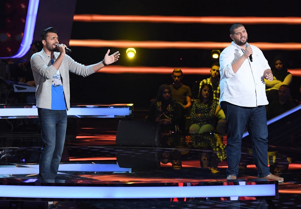 MBC1 & MBC MASR The Voice S4- Battles 1- Elissa's team- Marwan Fagi vs Khaled Helmy (2)