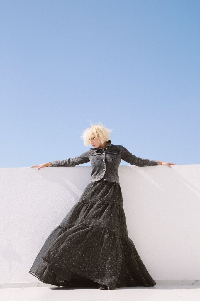 TheModist.com - Jacket by ADAM LIPPES, Earrings by OSCAR DE LA RENTA, Skirt by REJINA PYO, Boots by ELLERY_2_preview