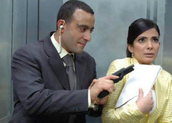 الفنانة منى ذكي واحمد السقا