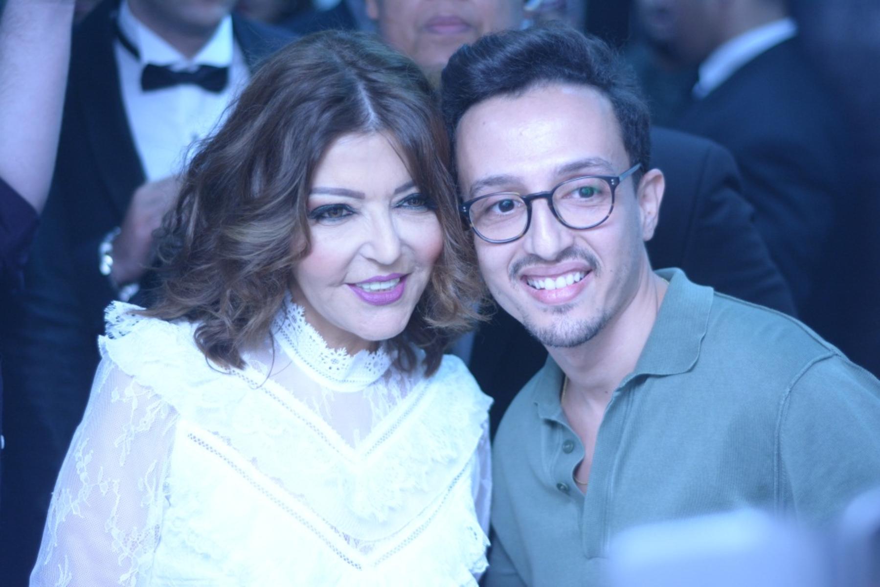 سميرة سعيد مع المصمم عبد الحنين