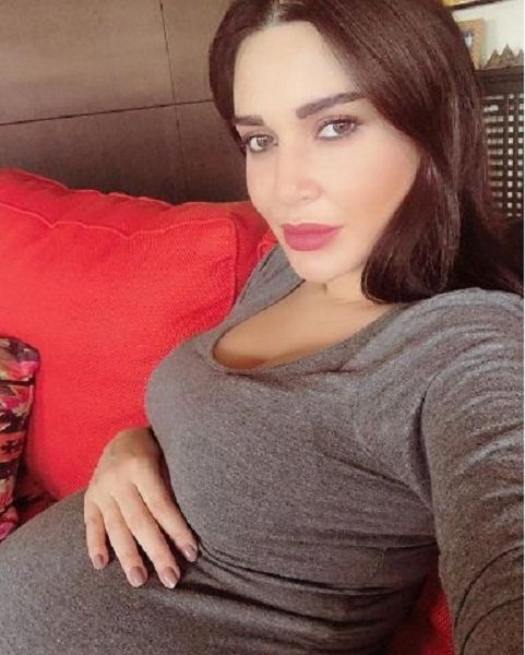 سيرين-في-اخر-ايام-الحمل