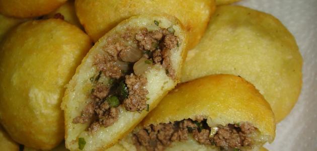 عمل كبة الارز مع اللحم