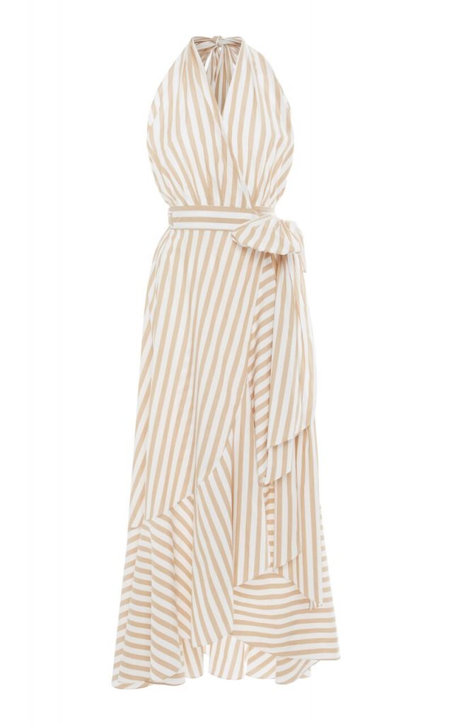 Johanna Ortiz M'O Exclusive Cotton Poplin Oastria Dress Color Stripe AED 4,955 Available at ModaOperandi.com_preview