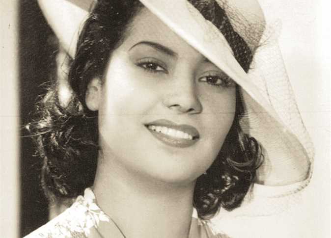 الفنانة مديحة يسري والملك فاوق