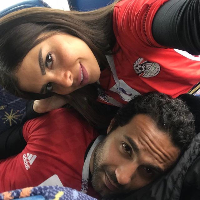 كريم فهمي وزوجته