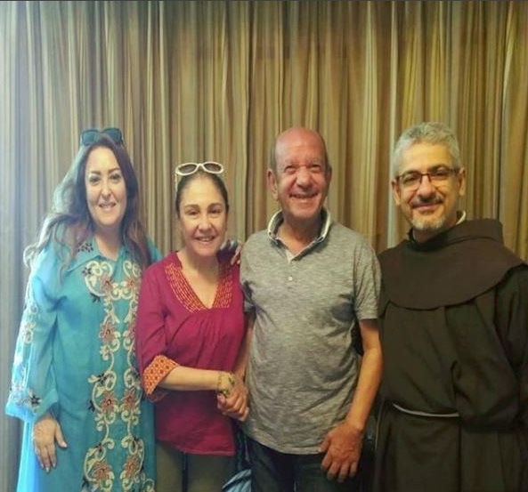 شيرين-نهال عنبر-اثناء -زيارة -لطفي -لبيب