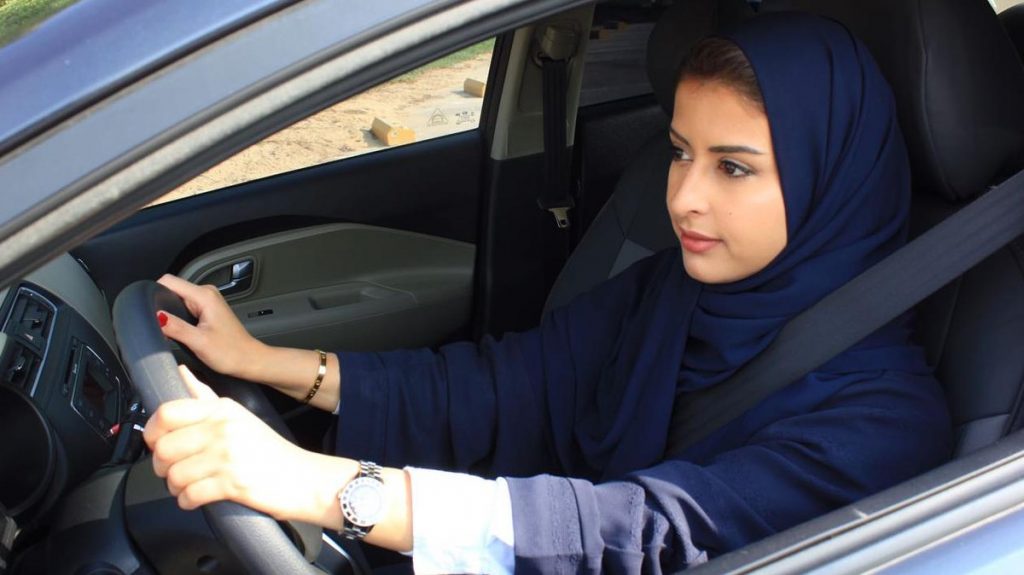 قيادة البنات في السعودية