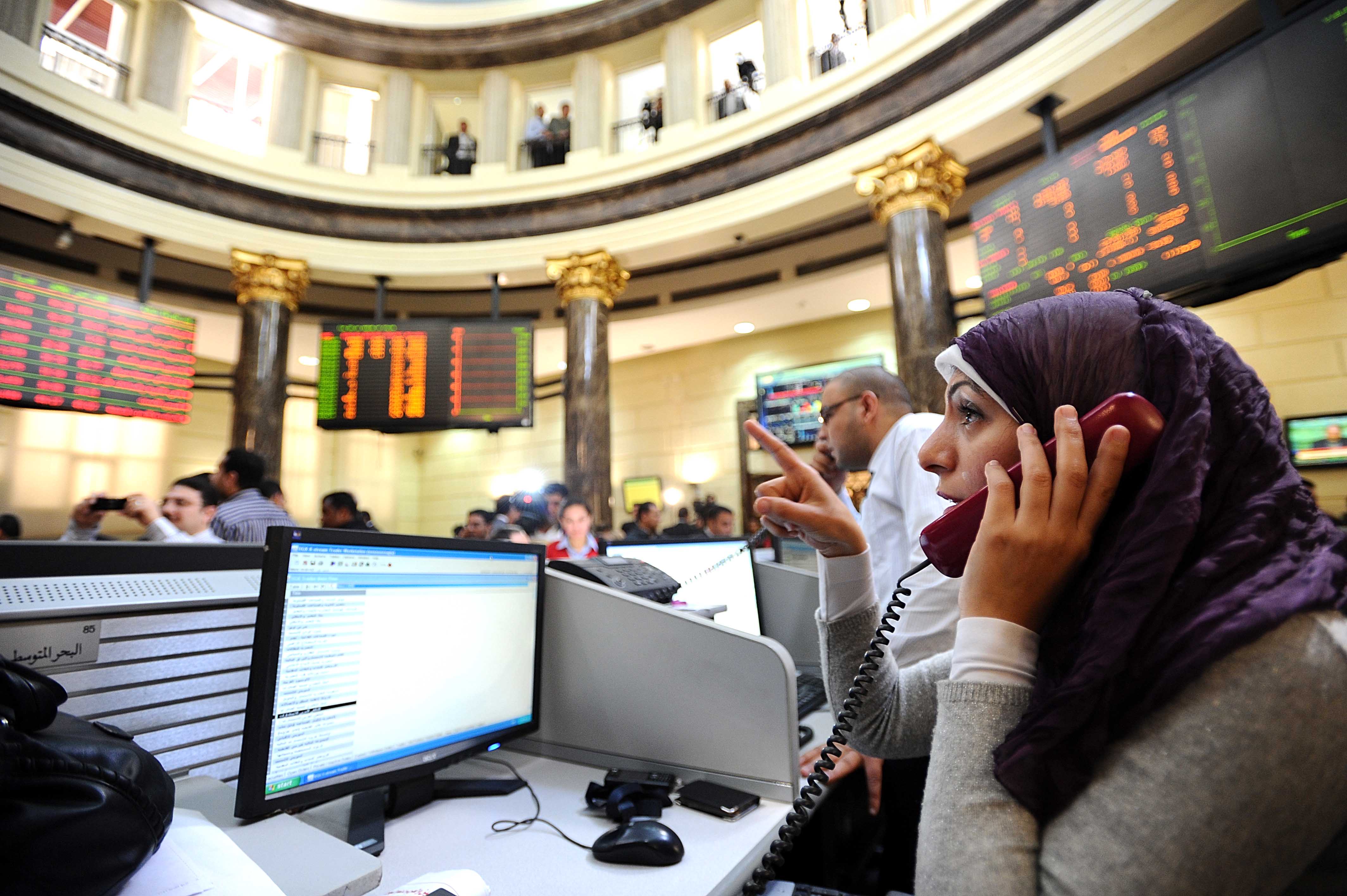 البورصة المصرية تخسر 14 مليار جنيه في تعاملات الأحد