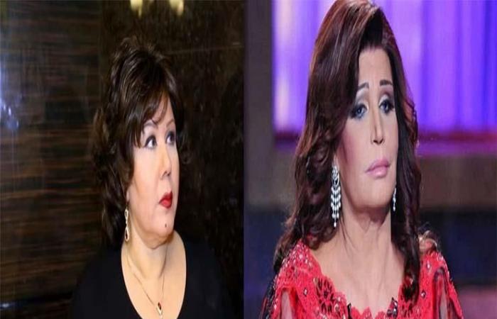 نجوى فؤاد تزور هياتم في المستشفى